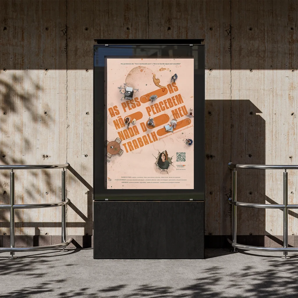 Cartaz Outdoor - Terceiros Lugares por Ana Ferreira Copywriting